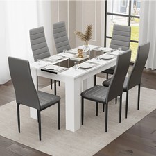 Wooden Dining Table and Chairs