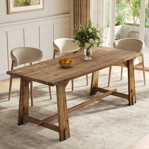 120cm solid wood dining - 120cm,