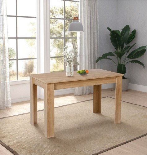 Dining table oak - effect, fixed