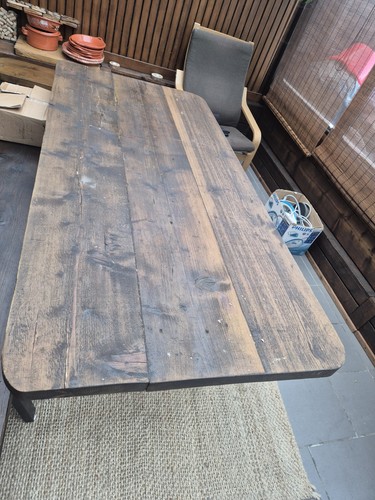 Wood dinner table900x1800 - wood,