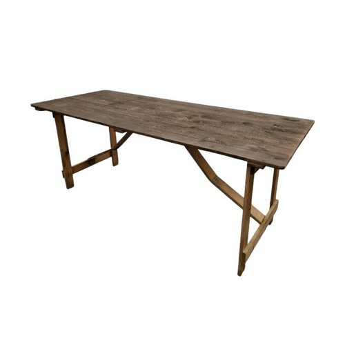 Rustic trestle table vintage - rustic, table,