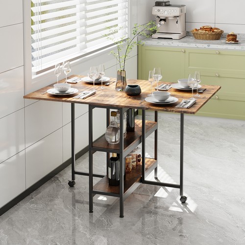 Drop leaf table with wheels - drop,